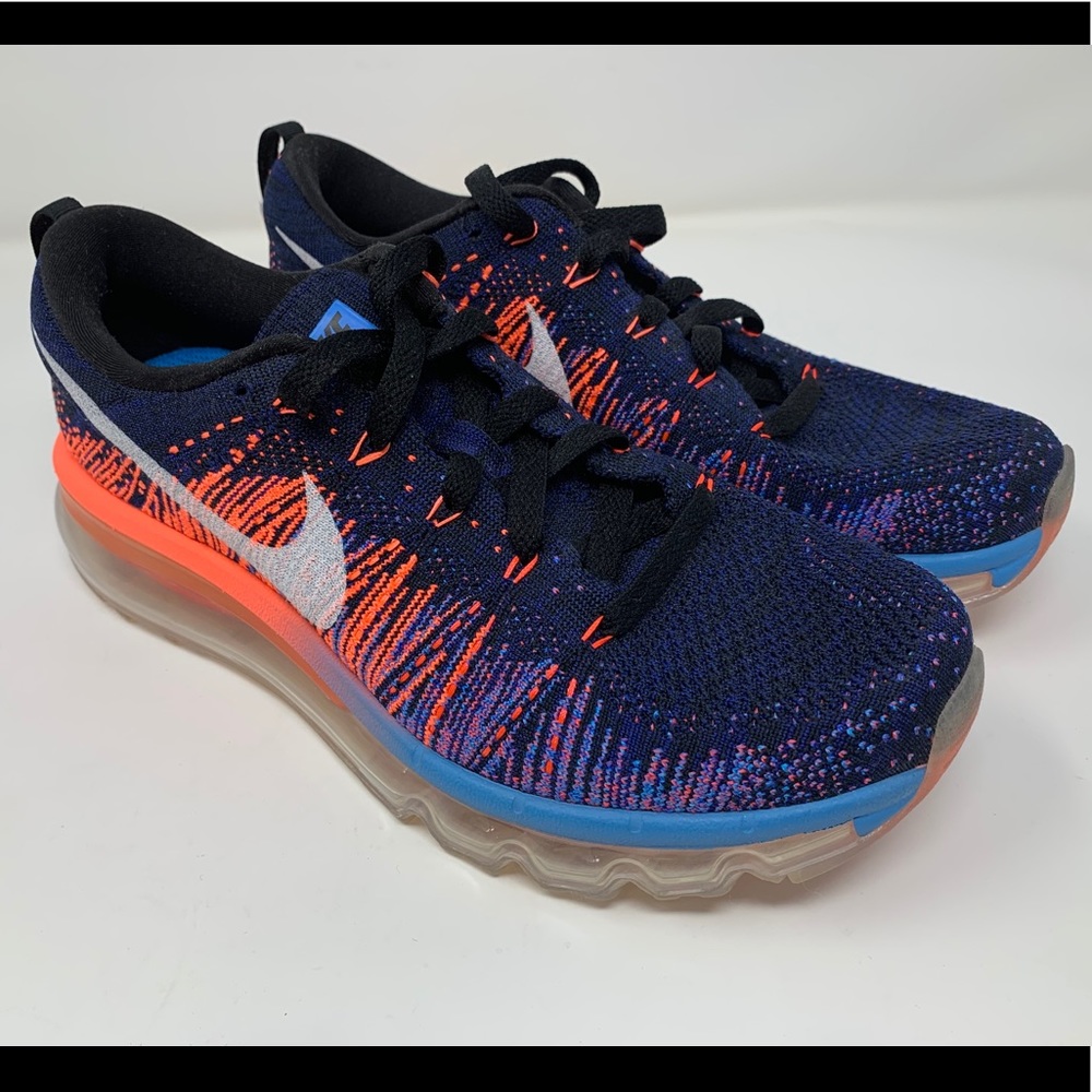 New Men’s Nike Airmax Flyknit Orange Blue